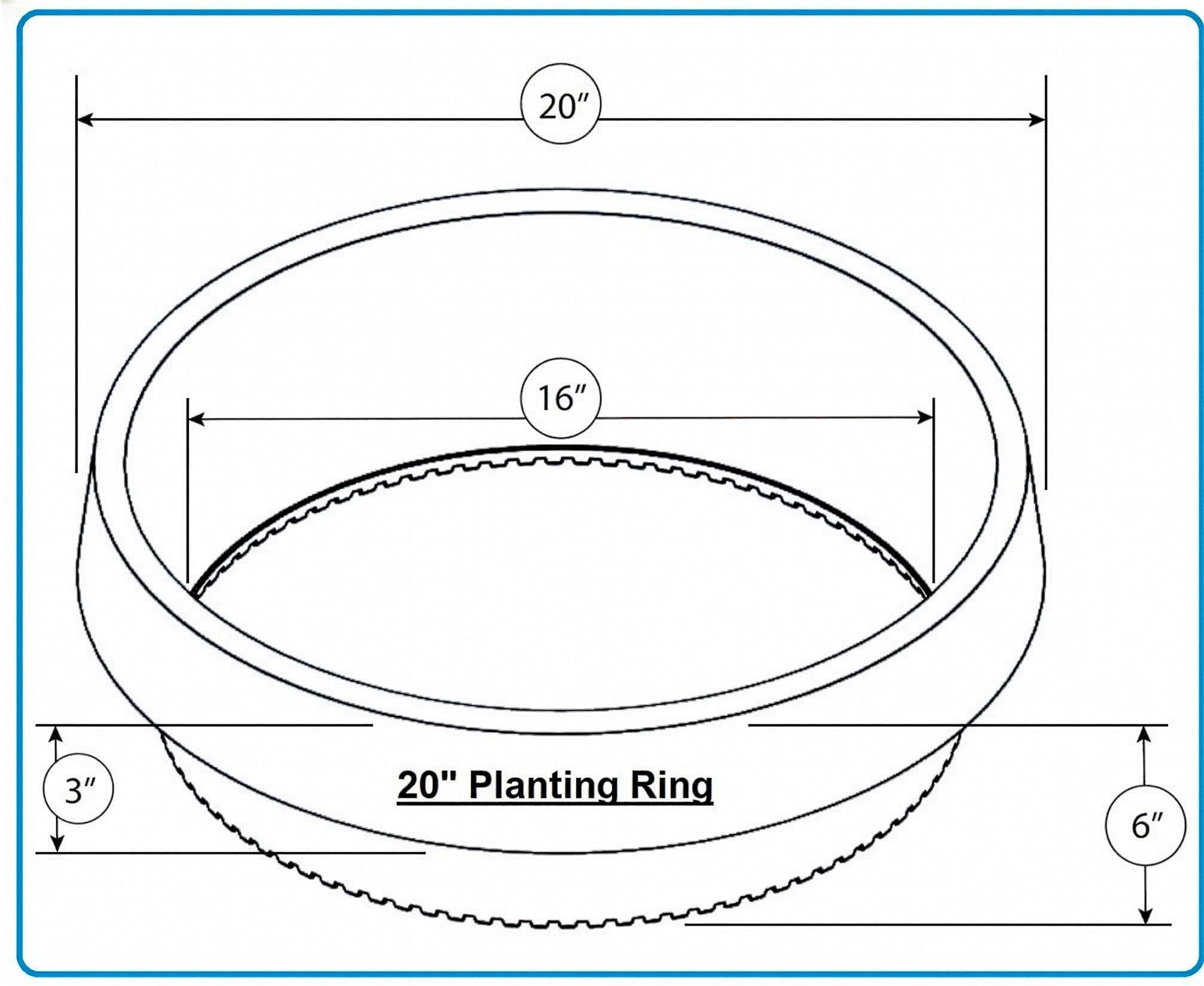 WATERROUNDS® Planting Rings – Deep Watering Basins & Edging for Trees, Rose, Shrubs & Vegetables