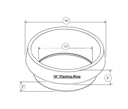 WATERROUNDS® Planting Rings – Deep-Root Watering & Clean Borders for Trees and Shrubs
