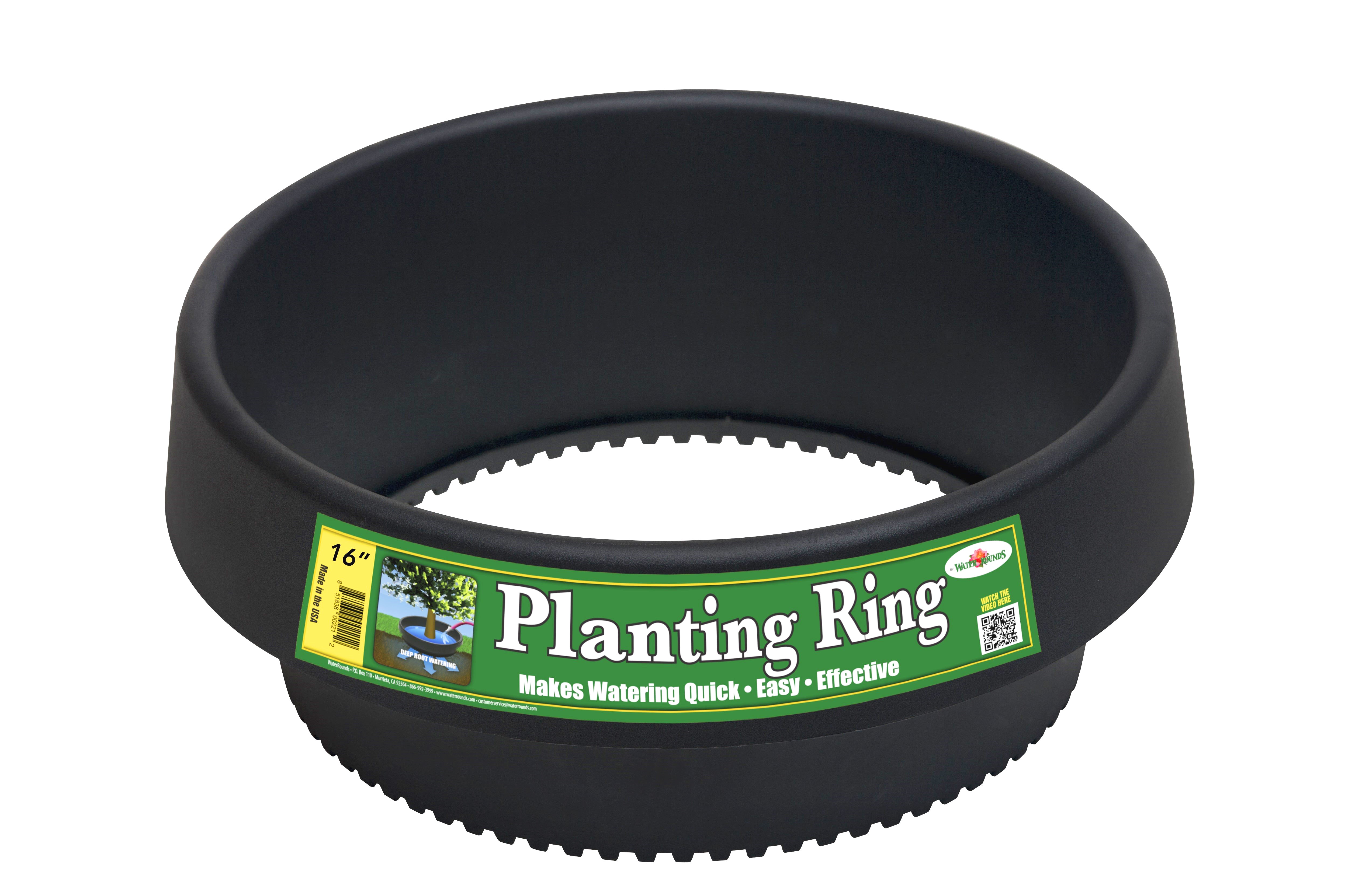 WATERROUNDS® Planting Rings – Deep Watering Basins & Edging for Trees, Rose, Shrubs & Vegetables