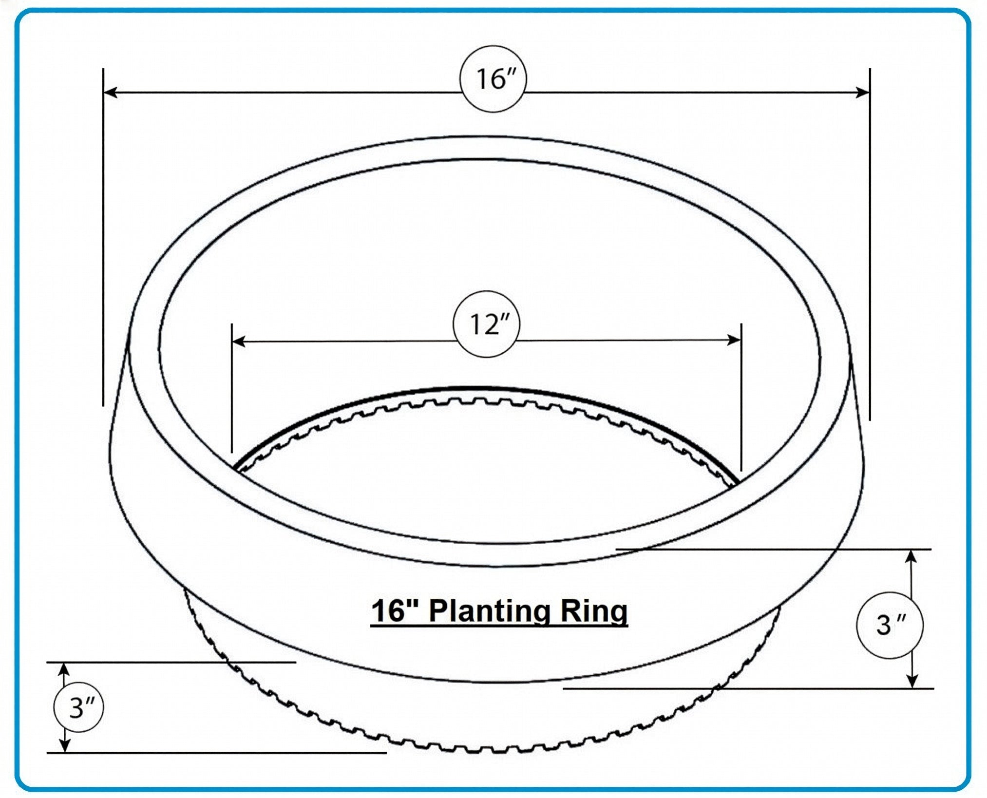 WATERROUNDS® Planting Rings – Deep Watering Basins & Edging for Trees, Rose, Shrubs & Vegetables