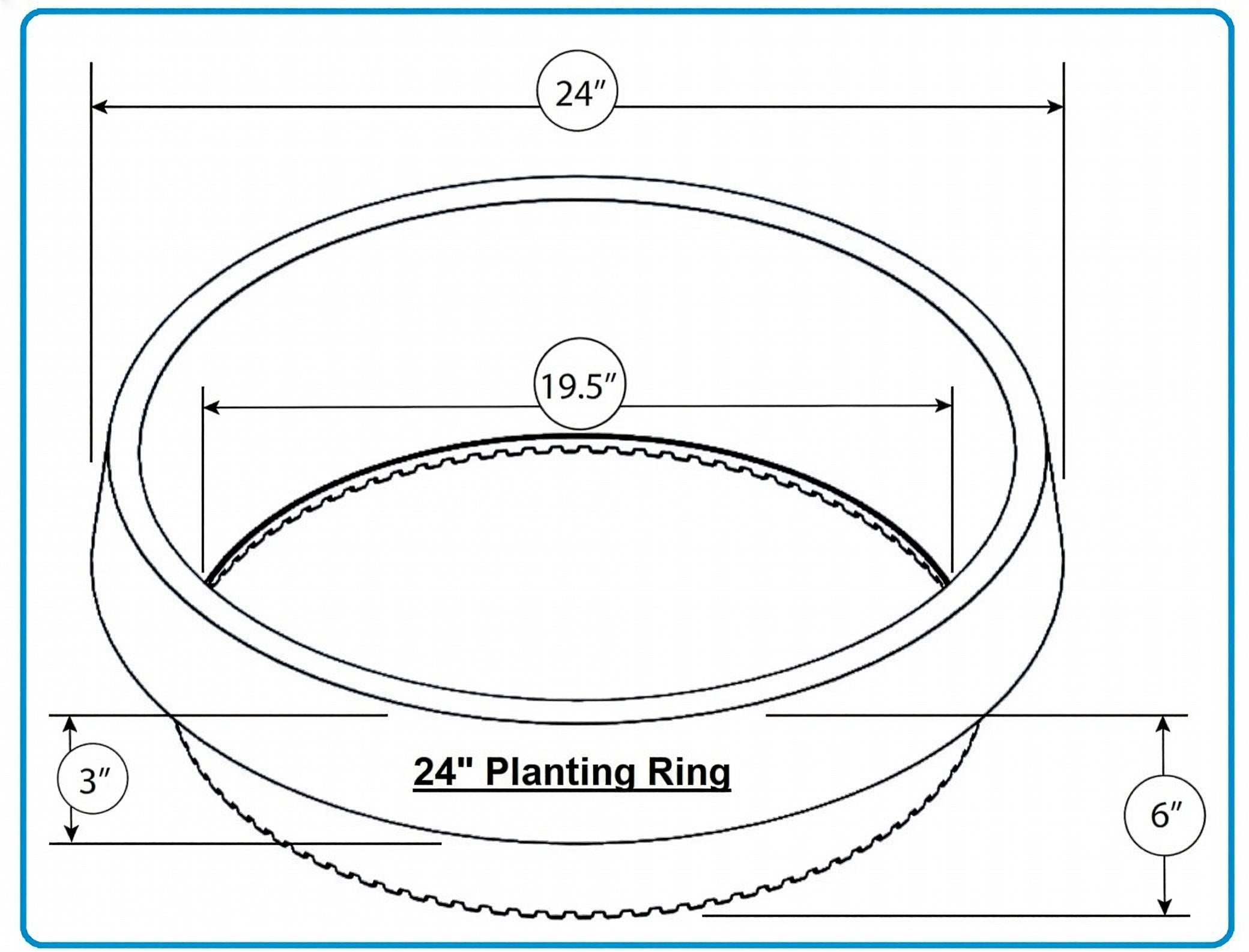 WATERROUNDS® Planting Rings – Deep Watering Basins & Edging for Trees, Rose, Shrubs & Vegetables