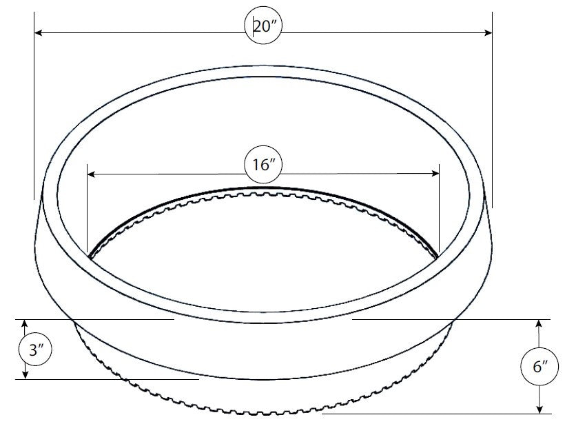 20 inch Planting Rings