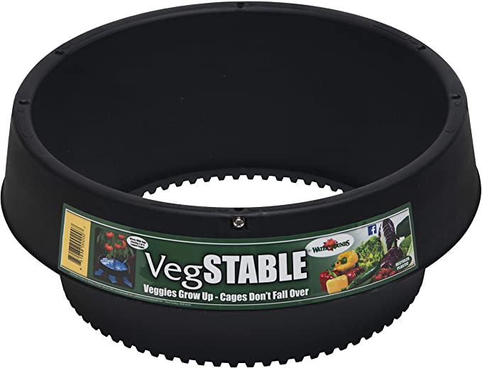 VegSTABLE® Rings – Anchor Tomato Cages, Support Climbing Veggies, and Deep-Root Watering in One